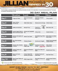 8 30 day meal plan templates pdf