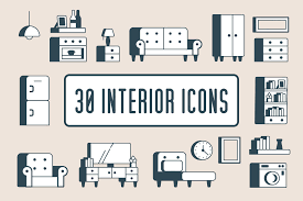 Interior Furniture Icon Pack A Set Of 30 Interior Design