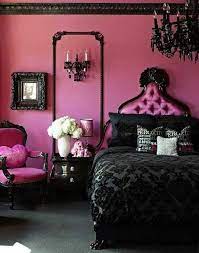 pink and black room decor ideas