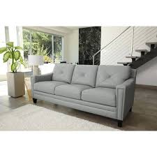 seat leather sofa and 1 seat chair set