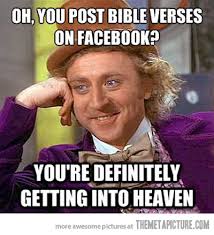 funny wonka Facebook bible verses – Funny Website via Relatably.com