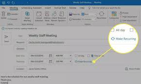 how to schedule a meeting in outlook in