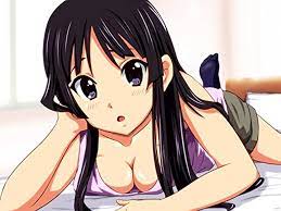 WV6218 K-On! Mio Akiyama Hot Downblouse Girl Sexy Boobs Anime Manga Art  16x12 Print Poster