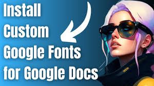 how to install custom google fonts for