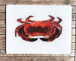 Lucy Routh Art Crab Glass Worktop