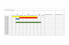 21 Construction Schedule Templates In Word Excel Template Lab