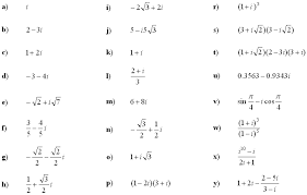 Math Exercises Math Problems Complex
