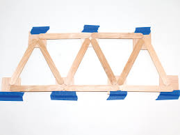 make a warren truss bridge with