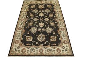 ivory fine hand knotted rug made in