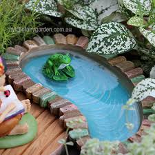 Pond With Frog Fairy Garden Ornaments