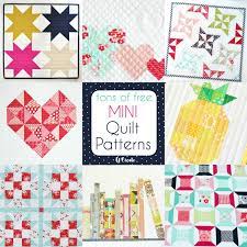 free mini quilt patterns u create