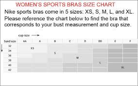 Nike Dri Fit Sports Bra Size Chart Fitness And Workout
