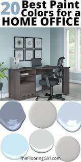 20 Best Paint Colors For A Home Office