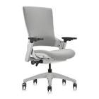 Furniture Furniture of America Nauta Mesh and Metal Adjustable Office Chair in Gray
