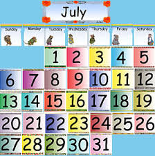 Monthly Calendar Pocket Chart