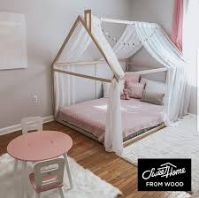 Wood Bed Full Double Toddler Bed Frame