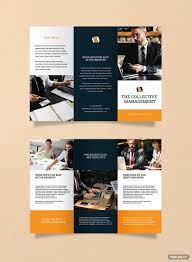 blank trifold brochure template word