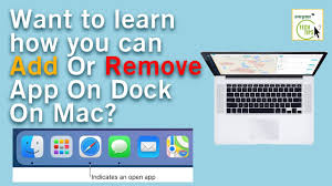 how to remove apps from macbook dock