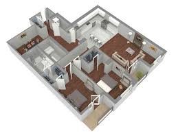 3d floor plan for residential units