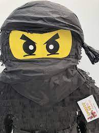 Amazon.com: APINATA4U 2FT Tall Black Ninja Pinata Ninja Party Supplies Ninja  Themed Birthday Party Ninja Photo Prop : Toys & Games