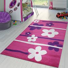 Die häufigsten fragen zu rosa teppichen 1. Teppich Kinderzimmer Mit Blumen Muster Pink Teppichmax