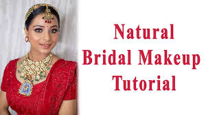 natural bridal makeup for a red