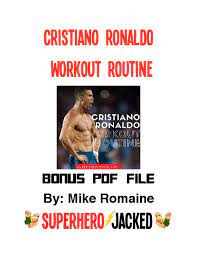 cr7 workout routine pdfcoffee com