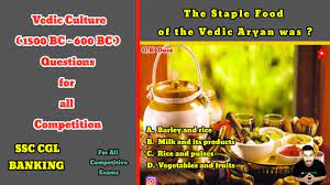 The staple food of the Vedic Aryan was......?#ssc#history#gk#shorts -  YouTube