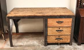 You can easily store everything that you need right at your. 19th Century Desk In Metal With Wood Top And Drawers At 1stdibs