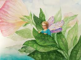Premium Photo Watercolor Fairy Garden