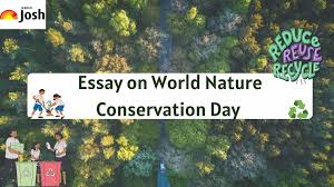 world nature conservation day essay in