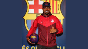 Boateng signed a one year contract with the bundesliga club, confirming his return 14 years. Football Transfers Kevin Prince Boateng Arrives At Barcelona Says Wants To Seize Every Opportunity