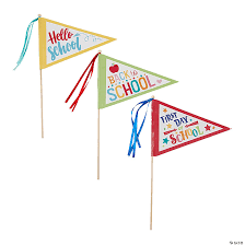 first day of school pennant flags 12