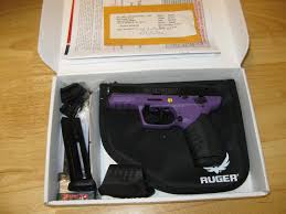 ruger sr22 lady lilac pistol 3606