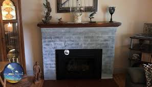 Livingroom Brick Fireplace Mantel