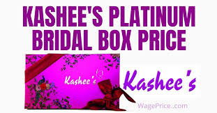 kashees platinum bridal box in