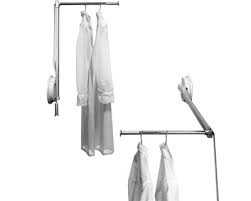 wardrobe garment lift pull down rails