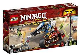 Buy LEGO NINJAGO Kai's Blade Cycle & Zane's Snowmobile Building Blocks For  Kids (376 Pcs)70667 Online at Low Prices in India - Amazon.in