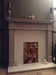 Mahogany Fireplace Transformed With