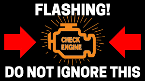 check engine light flashing what does