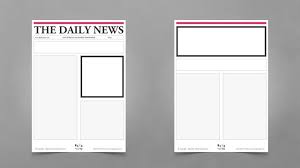 Blank Newspaper Templates Paperzip
