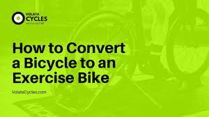 convert a bicycle to an exercise bike