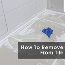 How To Remove Dried Paint From Tile And