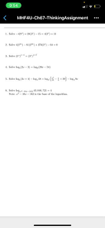 Solve Log3 Bartleby