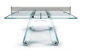 Ping Pong Tables Made From Glass