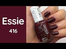 nail polish try on essie 416 berry