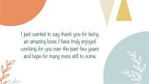 How do you thank your boss for appreciation?