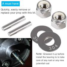 You probably can get them at a good hardware store. Buy Camoo 6 Pack Mkp 34 Prop Nut Kit E Fits For Minn Kota Trolling Motor Includes Prop Nut Washer 1865019 Online In Turkey B086vg2qz2