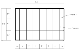 Suspended Ceiling Grid Layout Plan