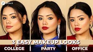 3 easy makeup looks college party